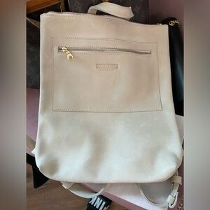 Parker clay Miramar backpack in cream